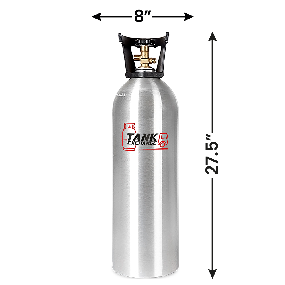 20 lb. Co2 Cylinder Delivered image